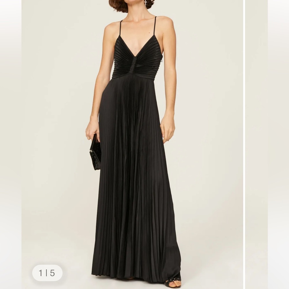 A.L.C Aries Satin Pleated Dress size 2